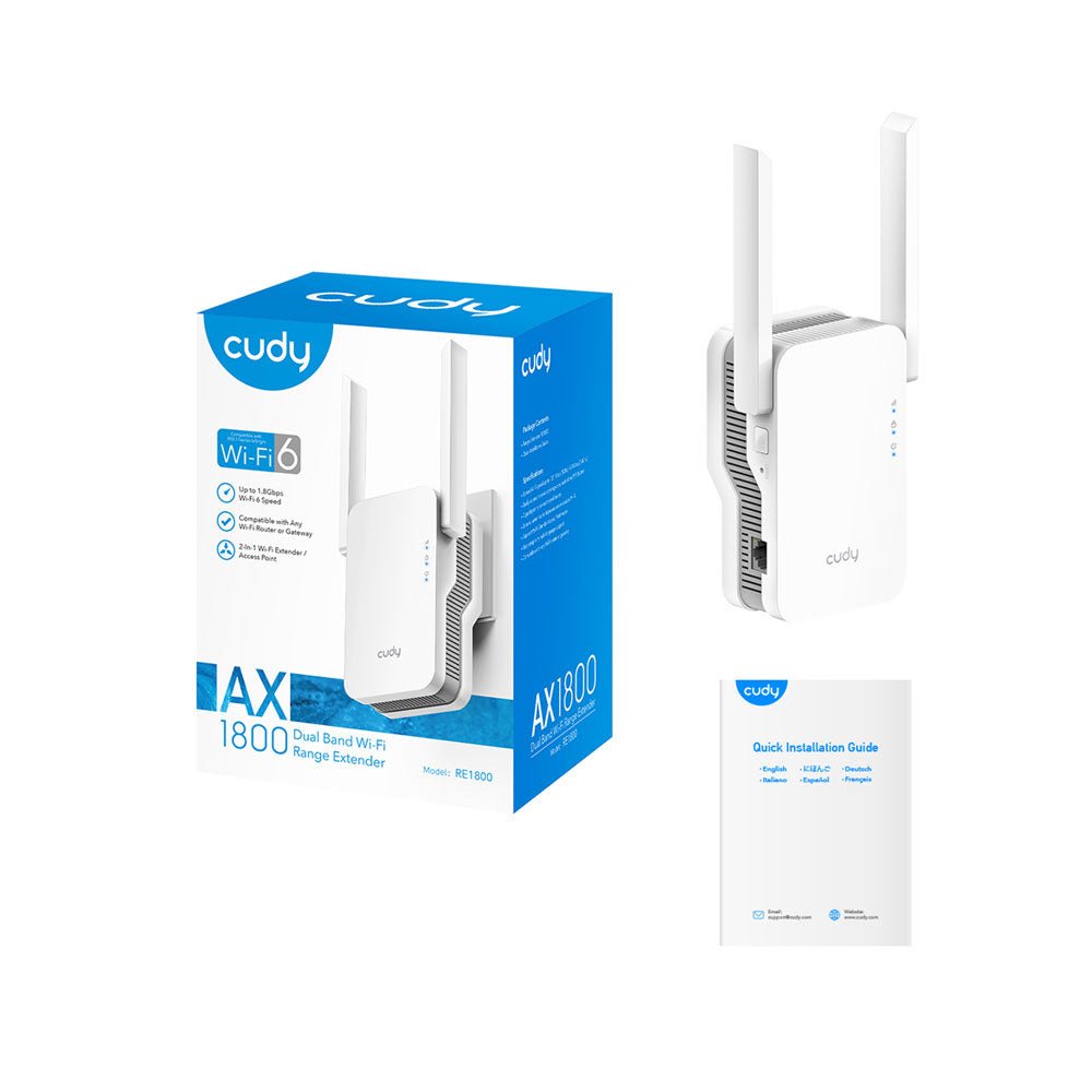 Répéteur Wifi AX1800 - Direct - Sécurité - Boutique