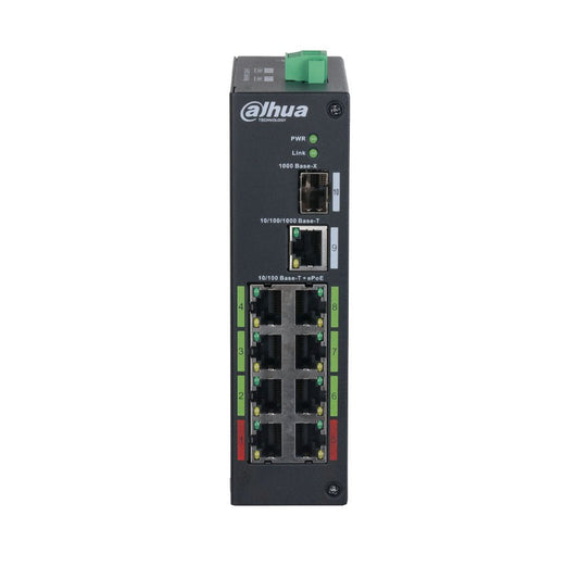 Switch ePOE industriel 8 ports DAHUA - Direct - Sécurité - Boutique