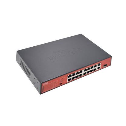 Switch POE 16 ports Witek - Direct - Sécurité - Boutique