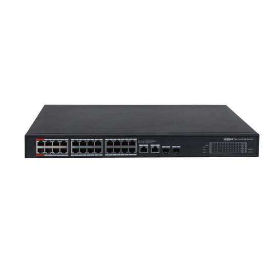 Switch POE 24 ports DAHUA - Direct - Sécurité - Boutique