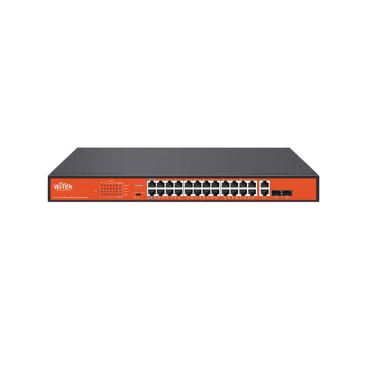 Switch POE 24 ports Witek - Direct - Sécurité - Boutique