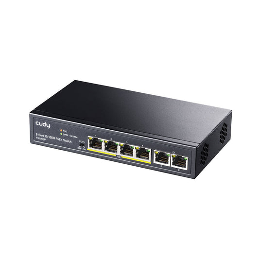 Switch POE 4 ports CUDY - Direct - Sécurité - Boutique