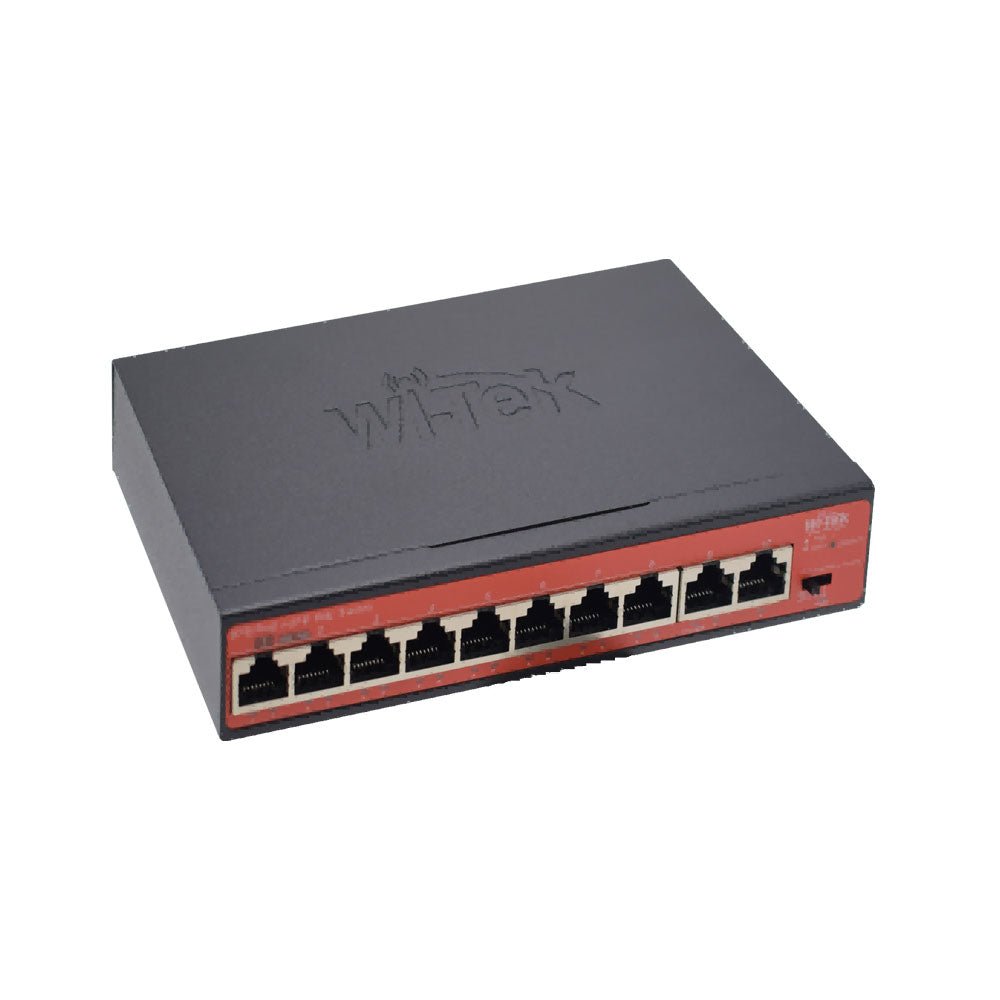 Switch POE 8 ports Witek - Direct - Sécurité - Boutique