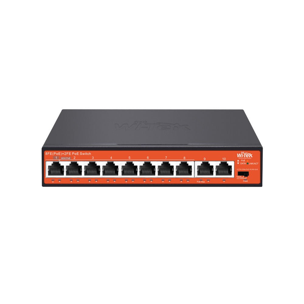 Switch POE 8 ports Witek - Direct - Sécurité - Boutique