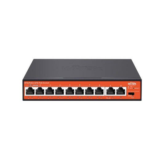 Switch POE 8 ports Witek - Direct - Sécurité - Boutique