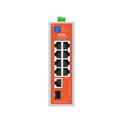 Switch POE durci 8 ports Witek - Direct - Sécurité - Boutique