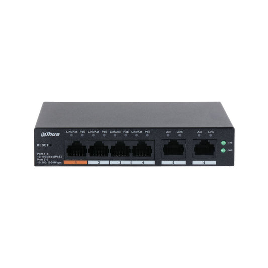 Switch POE gérable 4 ports DAHUA - Direct - Sécurité - Boutique