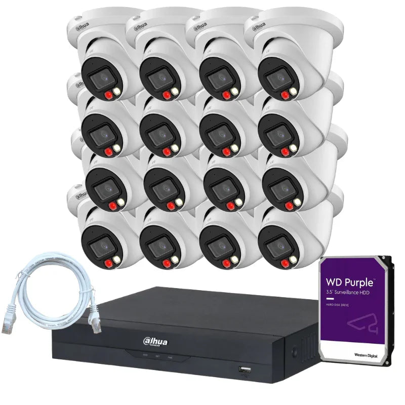 Kit de 16 caméras de surveillance DAHUA - Série Pro