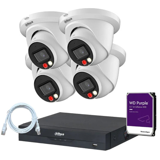 Kit de 4 caméras de surveillance DAHUA - Série Pro