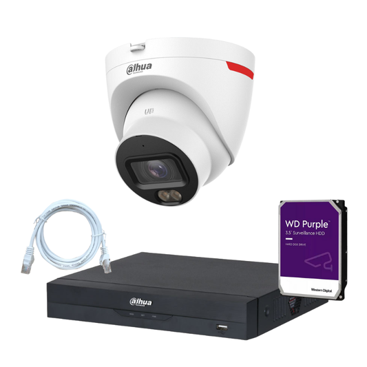 Kit de 1 caméra de surveillance DAHUA - Série WizColor