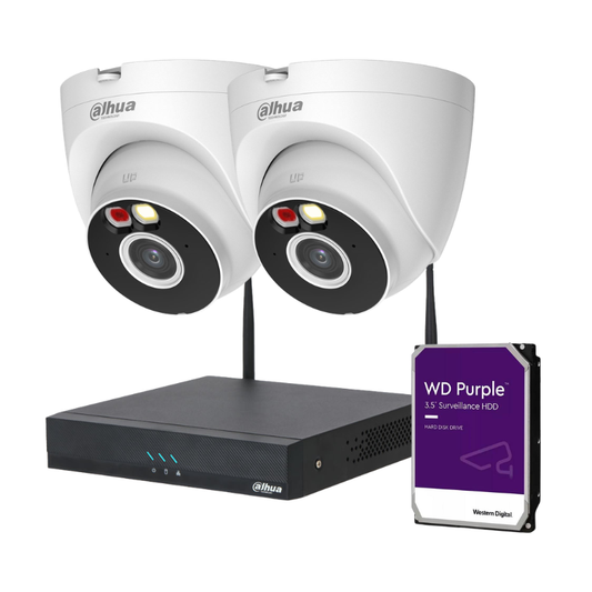 Kit de 2 caméras de surveillance DAHUA - WiFi sans fil