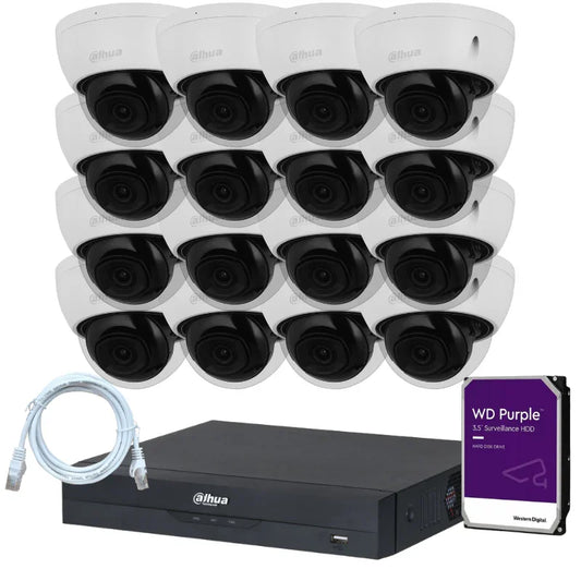 Kit de 16 caméras de surveillance DAHUA - Série Pro Anti-Vandalisme